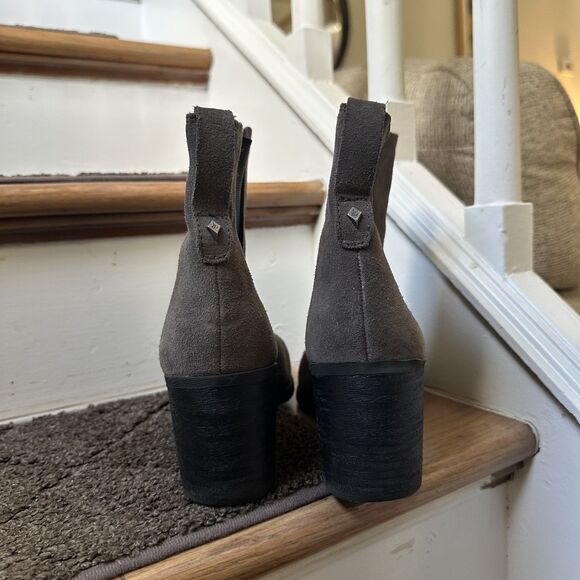 Sam Edelman Hanley Suede Heeled Booties - Size 10 - Picture 3 of 6